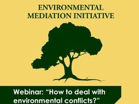 Webinar "How to deal with environmental conflicts"