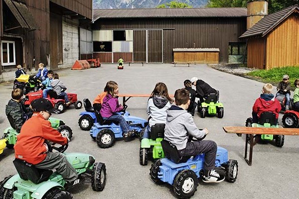 Laughing, walking and learning from each other