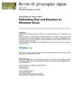 Rethinking Risk and Disasters in Mountain Areas