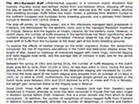 Intensive agriculture is changing migratory route for birds