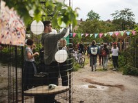 Pique-nique sur le chantier