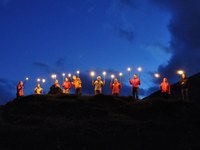 Feu dans les Alpes 2025
