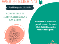 Web@telier n°3 "Robustesse et Habitabilité"