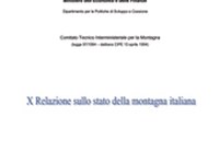 X Relazione sullo stato della montagna italiana