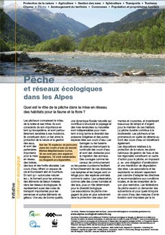 Pêche et réseaux écologiques dans les Alpes