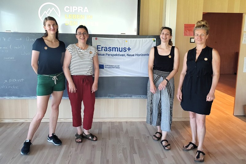 Les Alpes de demain : les élèves du lycée de Vaduz/LI ont discuté de l’avenir lors d’un atelier en juillet. © CIPRA