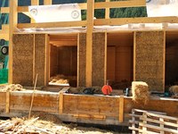 Ein Haus aus Reishülsen