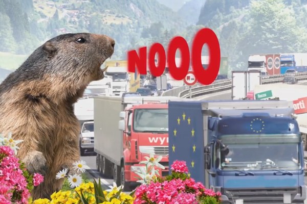 NO al raddoppio del traforo autostradale del San Gottardo!