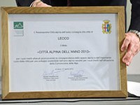 Lecco inaugura l'anno della Città alpina