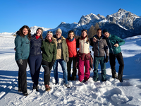 Commemorazione sportiva di un guardaparco