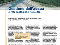 Gestione dell’acqua e reti ecologiche nelle Alpi
