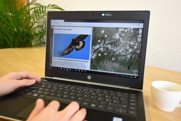 Kaleidoskop von Alpenlandschaften