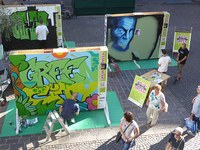 Sprayen für den Umweltschutz