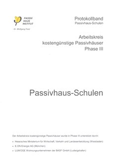 Passivhaus-Schulen
