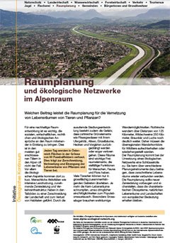 Raumplanung und ökologische Netzwerke im Alpenraum