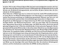 Die Gründung der Internationalen Alpenkommission CIPRA 1952 - Rückblick eines Gründungsmitgliedes nach 60 Jahren