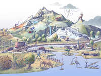 Poster zu Wasser in den Alpen