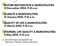 Spletni seminarji za mesta in občine